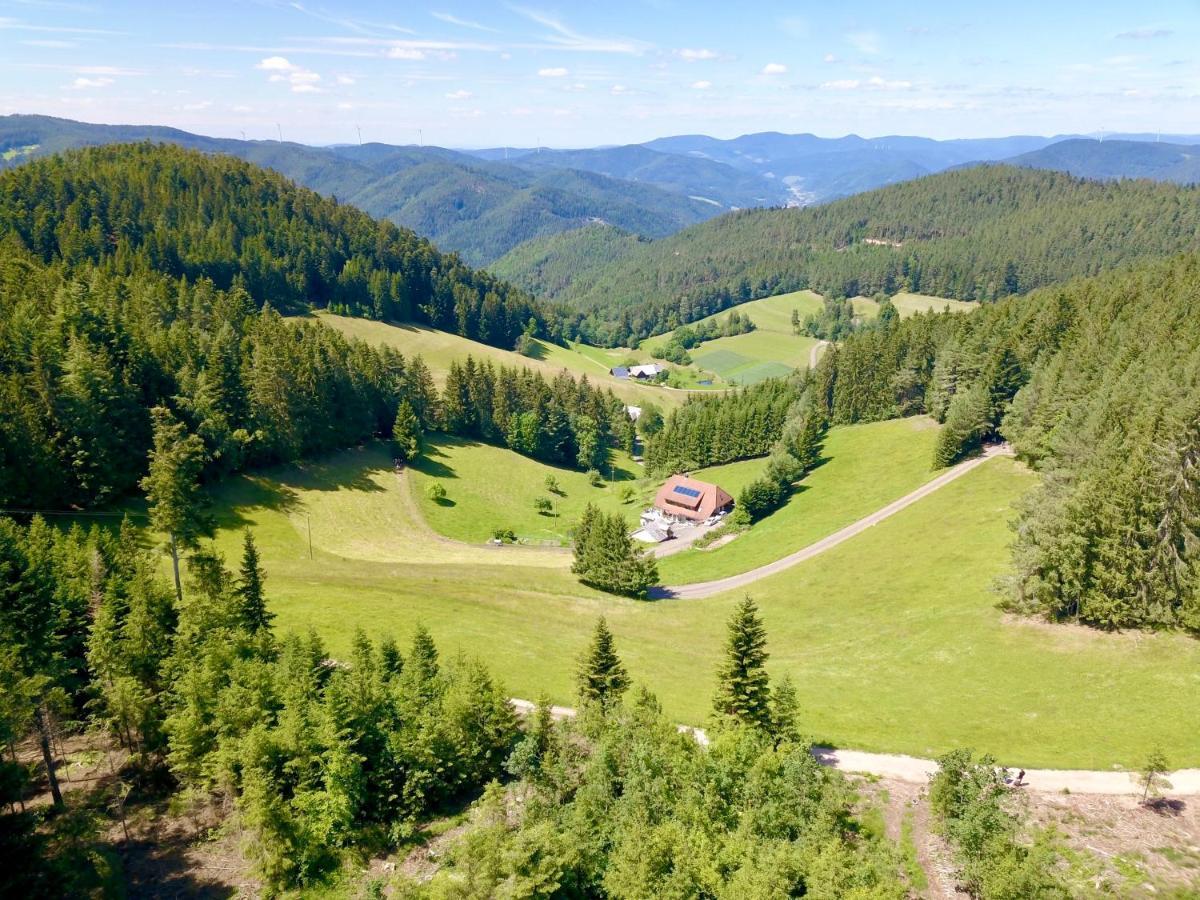 Ferienwohnung Zur Bierliebe - Mit Toller Aussicht Im Herzen Des Schwarzwaldes Хорнберг Экстерьер фото